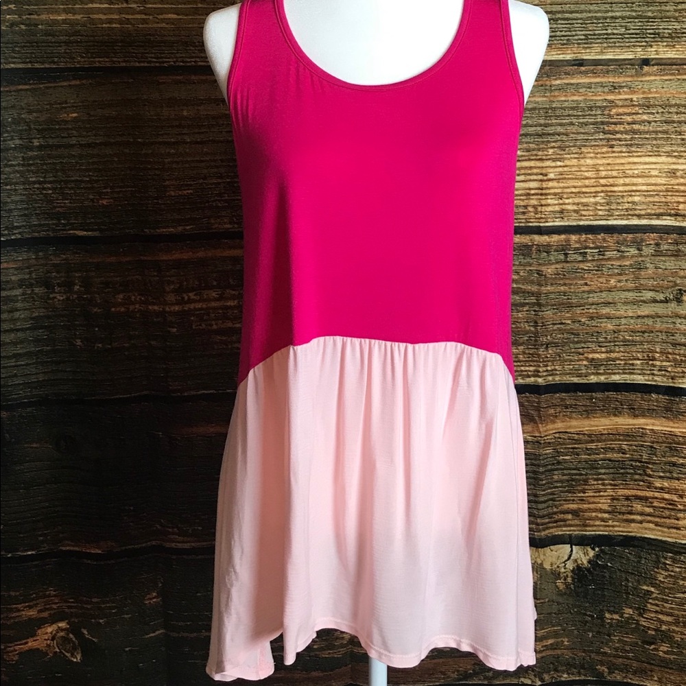Pink on Pink Tunic Tank